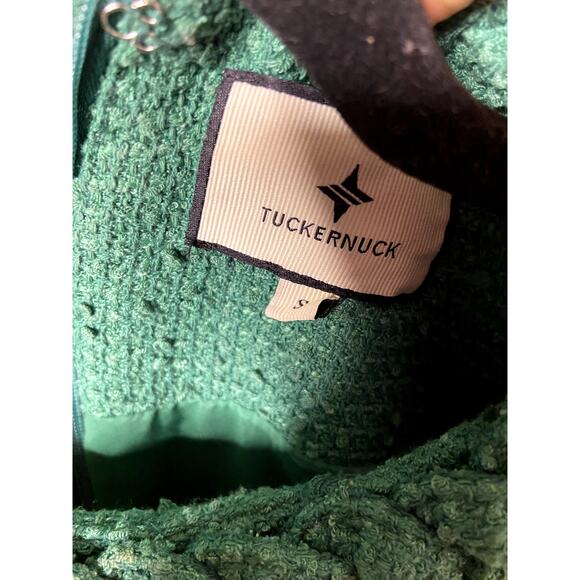 Tuckernuck Emerald Green Jackie Tweed Mini Dress size XS - Picture 3 of 5